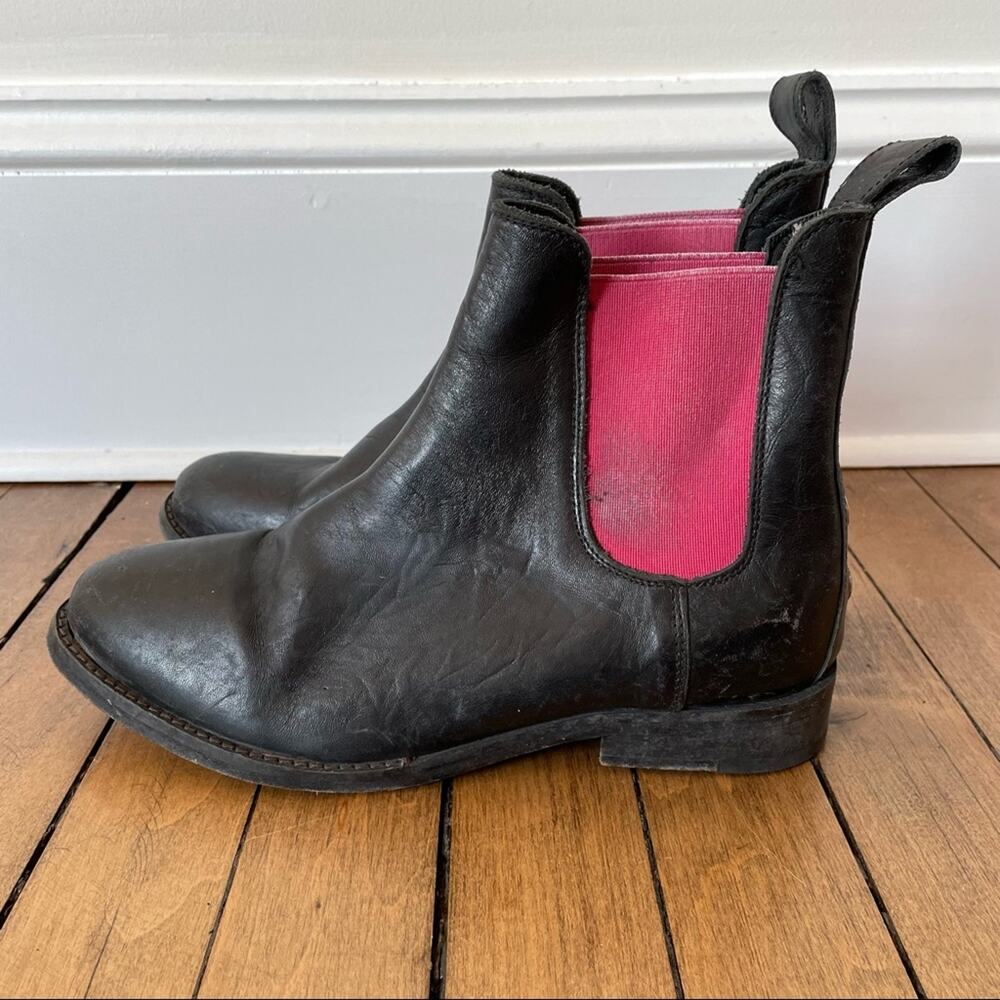 Free People x Farylrobin Mountain Peak Leather Chelsea Boot Janice Black 7 - Picture 4 of 11
